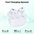 Airbuds Pro Tws Wireless Earbuds wireless earbuds Bluetooth headphone With High Base and long Battery.
