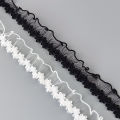 10 Yard 1.5cm Elastic Braid Hollow Lace Embroidery Collar Ribbon Patchwork Material Handmade DIY Apparel Sewing Supplies.