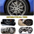 2Piece Car Tires Waxing Polishing Cleaning Wipe Washing Tire Tyre Wheel Rim Trim Contour Detailing Dressing Shine Pad Sponge.
