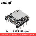 1x DFPlayer Mini MP3 DF Player Module Board MP3 Audio Voice Decode Board for Arduino Supporting TF Card U-Disk IO/Serial Port/AD. 