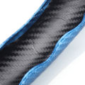 Universal Non-Slip 2 Halves Car Steering Wheel Cover Carbon Fiber Silicone Booster Cover Auto Anti-skid Accessories. 