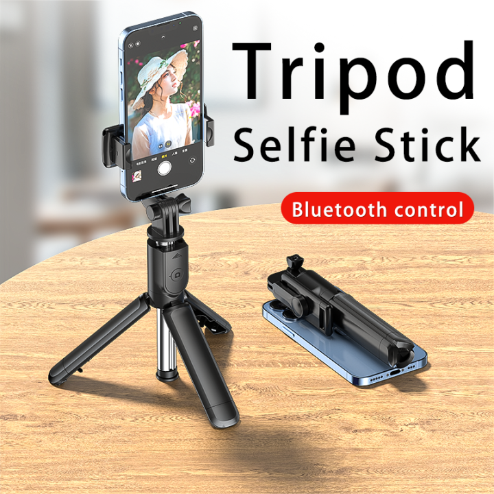 Bluetooth Wireless Selfie Stick Mini Tripod Extendable Monopod Remote