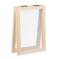 Multi-size Paper Making Mould Frame DIY Papermaking Paper Making Screen Learning Wood Handcraft  Wooden Mesh Mold. 