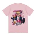 Funny Donald Trump Stealing My Heart Guilty T-shirt Men's and Women's High Quality Soft Casual Short sleeved T-shirt Unisex. 