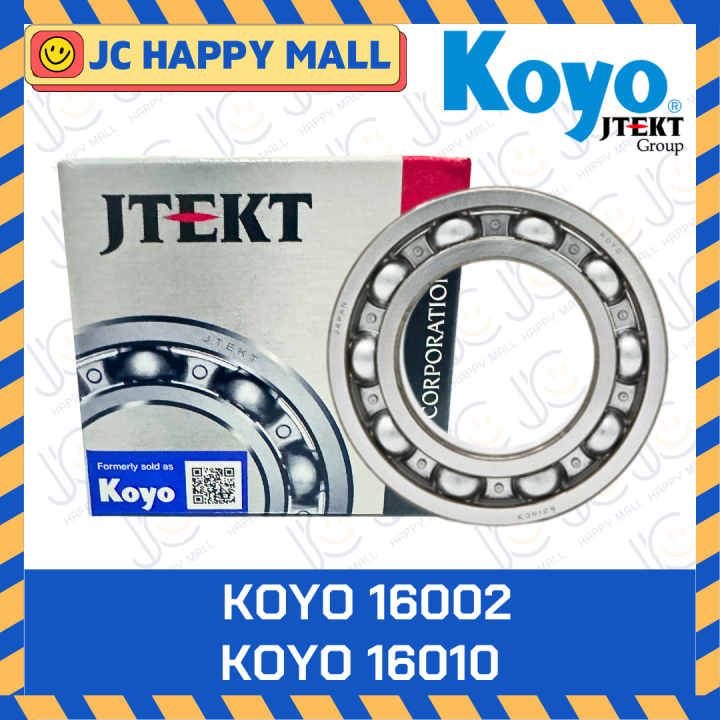 Koyo 16002 16003 16004 16005 16006 16007 16008 16009 16010 Japan original 2-sided ball bearing made in Japan deep groove ball bearing