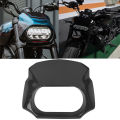 Motorcycle Gloss Black Front Headlight Fairing Mask Cowl Cover For Harley Sportster S 1250 RH1250 2021-2023. 