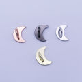 Cosmic Charm Phone Holder; Adhesive Metal Moon Star Bow Ring Stand with Hook Buckle. 