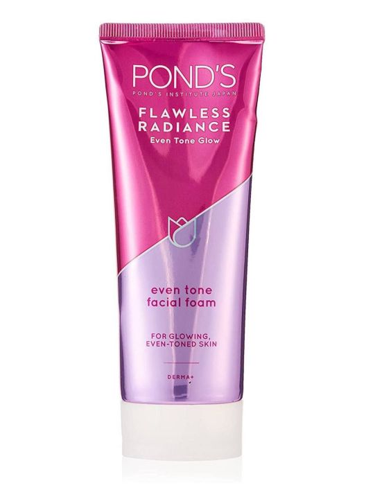 Pond's Flawless Radiance Even Tone Facial Foam 100ml – Dubai Import 🌸✨ | Deep Clean & Glow | Original