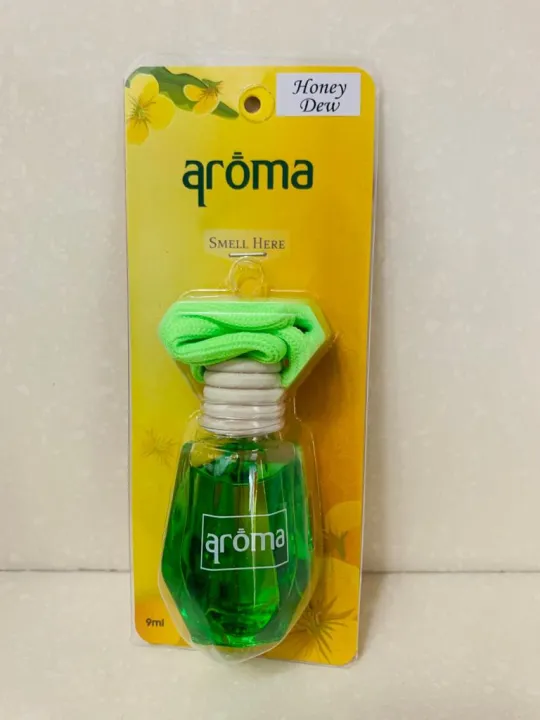 Aroma  Air Freshener 9ml Car Perfume Hanging diffuser Multi use Long lasting Honey Dew