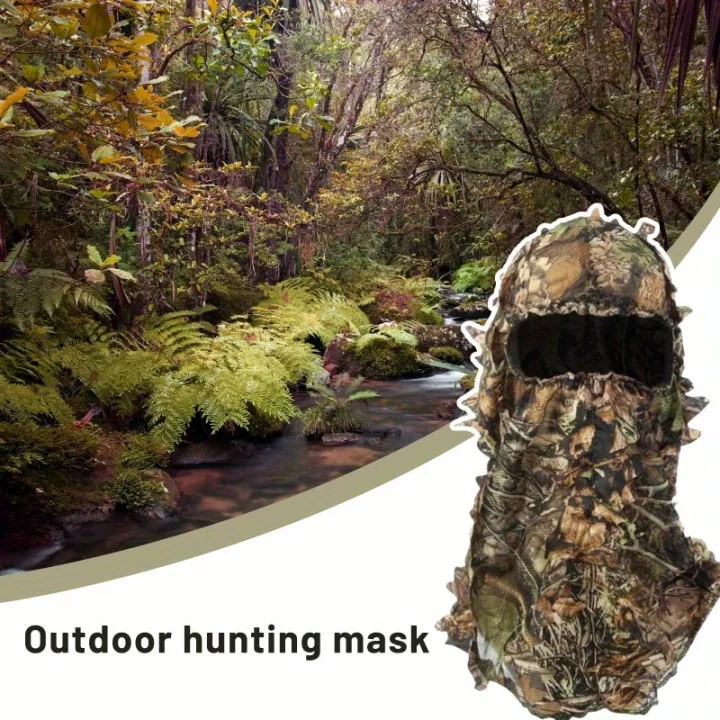 1pc%20Suit%20Camouflage%20Leafy%20Hat%203D%20Full%20Face%20Mask%20Headwear%20Turkey%20Camo%20Hunter%20Hunting%20Accessories%20-%20Image%202