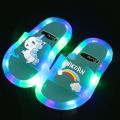 Children‘s Boys Girls Slippers Cartoon Unicorn Animals Prints Shoes Lighted Fashion Cute Shoes Bathroom Kids Toddler Slippers. 