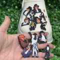 14pcs Michael Jackson Designer Style Shoe Charms DIY Garden Shoe Accessories Decorations for Man Kids Birthday . 