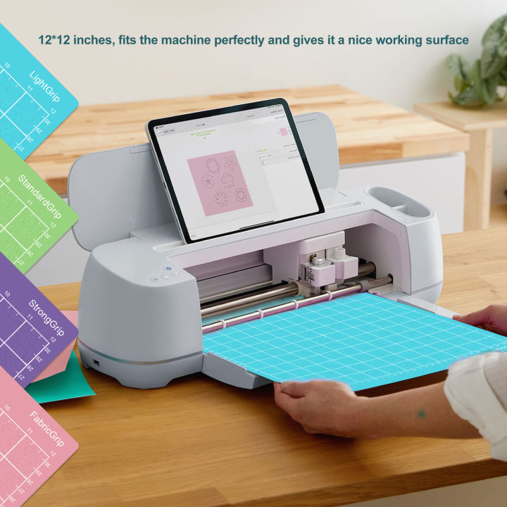 3/4Pcs%2012*12%E2%80%98%E2%80%99Portable%20Replacement%20Cameo%20Silhouette%20Cutting%20Mat%20For%20Cricut%20Adhesive%20Pvc%20Cutting%20Mats%20For%20Crafts%20Sewing%20-%20Image%207