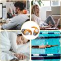 Noise Cancelling Silicon earplugs (for sleeping,swimming)for adults [1pair]. 