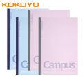 Japan KOKUYO Notebook 80 Pages Campus B5/A5 Soft Surface Wireless Binding Horizontal Line School Office Stationery.