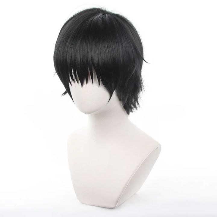 Anime%20Jujutsu%20Fushiguro%20Toji%20Cosplay%20Synthetic%20wig%20Short%20Black%20hair%20for%20men%20costumes%20Wigs%20-%20Image%202