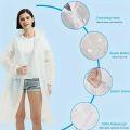 Hot Sale Reusable Transparent Raincoat for Man & Women Thickening Outdoor Hiking Portable Waterproof Poncho Raincoat Rain Cover.