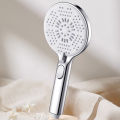 Bathroom Water Heater Shower Head Large Panel Pressurized Filter Handheld Household Spray Silicone Panel Shower Head Set. 