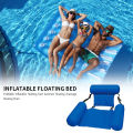 Water Hammock Swimming Pools Inflatable Air Mattress Summer Beach Lounger Back Floating Chairs Sleeping Beds. 