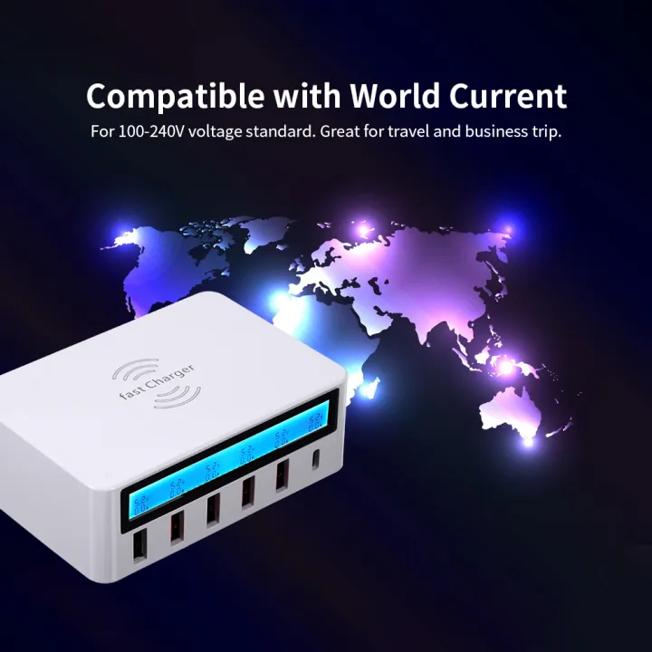 Smart%20Charging%20Station%20with%206%20Ports%20LCD%20USB%20Charging%20Dock%20Wireless%20Charger%20of%20Universal%20Compatibility%20Charging%20Station%20-%20Image%202