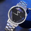 FORTUNE TIME Stainless Steel Wrist Watch With Brand Box. 