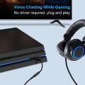 USB to 3.5mm Jack Audio Adapter for Headset, PC Windows, Laptop Mac, Desktops, for PS4 and More Device. 
