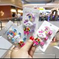 PACK OF 3 NEW DESIGN STYLISH MULTISHAPE  HOLLOW GEOMETRIC MULTICOLOR HAIR CATCHER HAIR PINS HAIR ACCESSORIES FOR BABY GIRLS KIDS. 