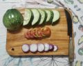 Wooden Handcrafted Cutting Board High Quality Fine Wooden Chopping Board 36cm/26cm.