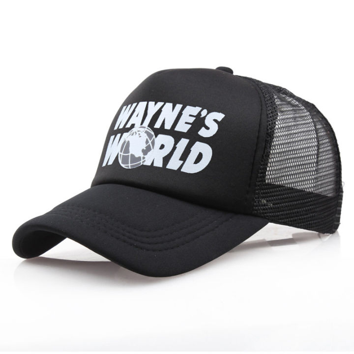 Trucker%20Hat%20Wayne%E2%80%99s%20World%20Cap%20Baseball%20Cap%20Hip%20Hop%20Dad%20Cotton%20Hats%20Snapback%20Game%20WAYNE'S%20WORLD%20Accessories%20Outdoor%20-%20Image%203