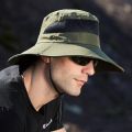 Xinbaoguan 100% Polyester 9201 New Summer Breathable Fisherman Hat Outdoor Mountaineering Hat Big Eaf Sunshade Hat Benni Hat. 