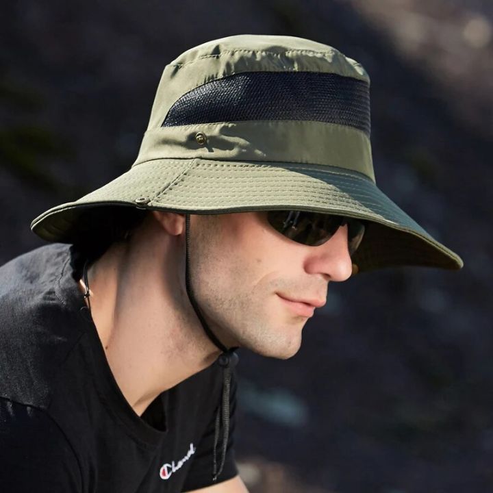 Xinbaoguan%20100%25%20Polyester%209201%20New%20Summer%20Breathable%20Fisherman%20Hat%20Outdoor%20Mountaineering%20Hat%20Big%20Eaf%20Sunshade%20Hat%20Benni%20Hat%20-%20Image%204