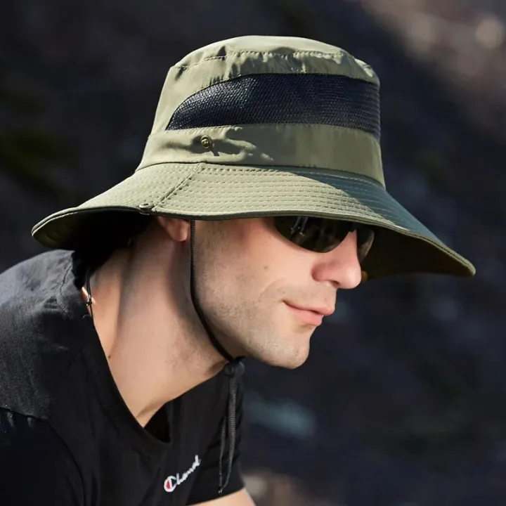 Xinbaoguan%20100%25%20Polyester%209201%20New%20Summer%20Breathable%20Fisherman%20Hat%20Outdoor%20Mountaineering%20Hat%20Big%20Eaf%20Sunshade%20Hat%20Benni%20Hat%20-%20Image%204