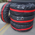 Car Spare Tire Cover Polyester Car Tyre Storage Bags Automobile Spare Tire Storage Protection Dustproof Cover Tyre Accessories. 