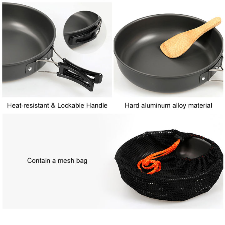 WESTTUNE%20Camping%20Frying%20Pan%20Aluminum%20Camping%20Picnic%20Plate%20Dish%20Portable%20Outdoor%20Cookware%20with%20Foldable%20Handle%20Hiking%20Cookware%20-%20Image%204