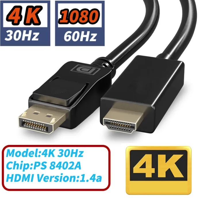 DisplayPort%20to%20HDMI%20Cable%204K/1080P%2060Hz%20Display-Port%20to%20HDMI%20HDTV%20Monitor%20Adapter%20cable%20DP%20to%20HDMI%202.0/HDMI%201.4/HDMI%201.3%20DP%20HDMI%20-%20Image%207