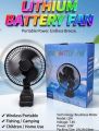 Rechargeable Lithium Battery Portable Fan – Cordless, Lightweight & Quiet Personal Cooling Fan for Home, Office, Outdoor & Travel Use. 