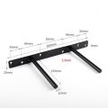Steel shelf hidden double leg (1 piece) steel shelf hidden bracket steel core shelf support steel core shelf furniture Shelf shelf. 