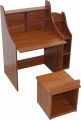 Wooden Study Table with sitting stool, workstation, Student Table, Study table (Coustmized). 