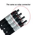 4PCS Solar DC Connector Built-into10a 15a 20a 30a Diodes For PV System Solar Panel Parallel Connection Antireflux Protection. 