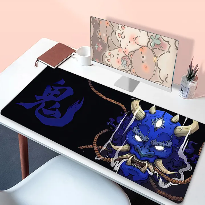 Anime%20Oni%20Mouse%20Pad%20Gamer%20Japanese%20Desk%20Mat%20Large%20Mousepad%20Xxl%20Gaming%20PC%20Accessories%20for%20Computer%20Black%20400X900%20Mouse%20Rug%20Laptop%20-%20Image%202