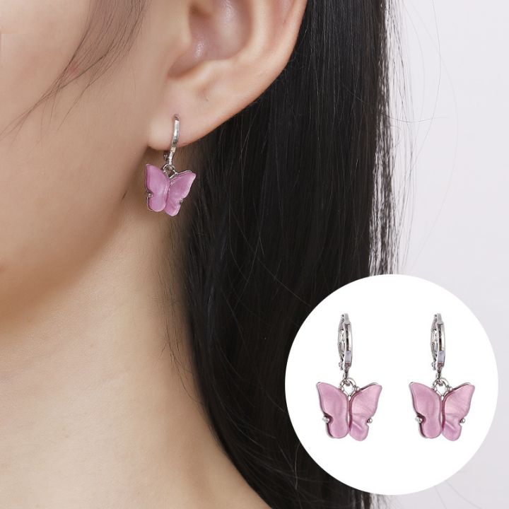 9%20Pcs%20Cute%20Butterfly%20Heart%20Drop%20Earrings%20Set%20Fashion%20Gold%20Silver%20Color%20Girls%20Geometric%20Metal%20Acrylic%20Earrings%202024%20Jewelry%20%20-%20Image%203