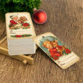 50pcs Vintage Christmas Gift Tags With Hemp Rope-Merry Christmas To-From Blank Hanging Tags,Rustic Decor For Gift Wrapping Label. 