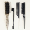 Bristle Slick Back Hair Brush for Sleek Ponytail Bun & Smoothing Baby Hairs, Flyaways, Edge Control - Backcombing & Teasing. 