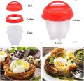 6PCS/Set Egg Poachers Cooker Silicone Non-stick Egg Boiler Cookers,Silicone Boiled Steamer Eggies, BPA Free. 