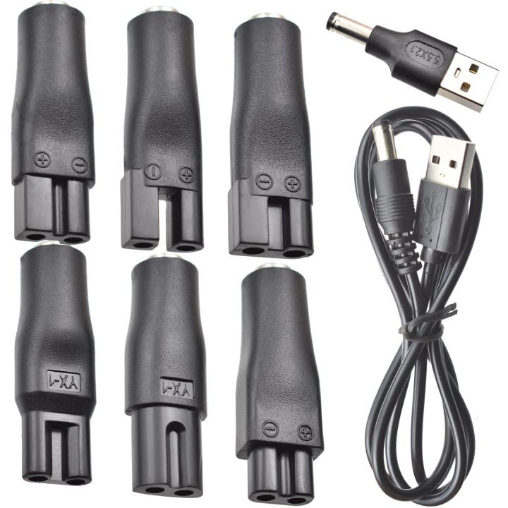 LISI%208%20PCS%20Power%20Cord%205V%20Universal%20Replacement%20Charger%20USB%20Adapter%20for%20All%20Kinds%20Hair%20Clippers%20Beard%20Trimmers%20Shavers%20Desk%20Lamps%20-%20Image%208