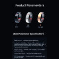 2025 smart ring for men women,Sleep, Heart Rate,Oxygen Monitor, 5ATM Waterproof,Bluetooth TK20 sports rings for men,Holiday Gift. 