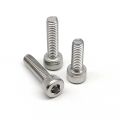 DIN912 M1.6 M2 M2.5 M3 M4 M5 M6 M8 Hexagon Hex Socket Head Cap Allen Bolt Screw 304 A2-70 Stainless Steel Black Grade 12.9 Steel. 