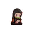 5 Style/Set Q Version Demon Slayer Sitting Ghost Doll Tanjiro Nidouzi Inosuke Zenizu Figure Action Figure Movie Model Toys Doll. 