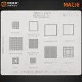 Amaoe Mac1-9 BGA Reballing Stencil For Mac M1 T2 MacBook Pro A2159 A1534 A1706 A1707 EN EM SSD DDR WiFi CPU NAND Power IC Chip. 