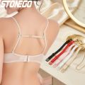 Women's Adjustable Non Slip Double Shoulder Straps Buckle Bra Straps Holder Invisible Replacement.